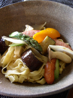 ゴロゴロ野菜のシンプルパスタ-レシピのメイン写真