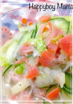 シンプル!簡単!絶賛のサーモンマリネ-レシピのメイン写真