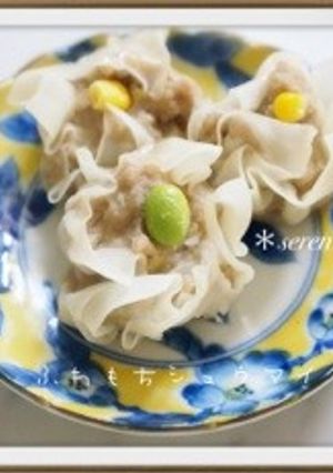 レンコンと豆腐のふわもちシュウマイ♡-レシピのメイン写真
