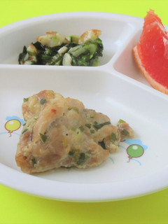 【保育所レシピ】鶏肉のねぎみそ焼き-レシピのメイン写真