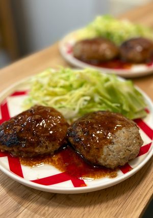 みんな大好きふわっとハンバーグ🍖-レシピのメイン写真