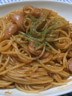 ハヤシライスの残りでパスタ-レシピのメイン写真