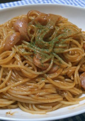 ハヤシライスの残りでパスタ-レシピのメイン写真