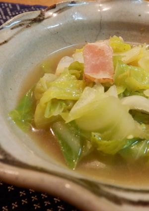 キャベツとベーコンの煮物-レシピのメイン写真