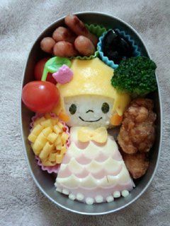 簡単!!お姫様キャラ弁☆-レシピのメイン写真