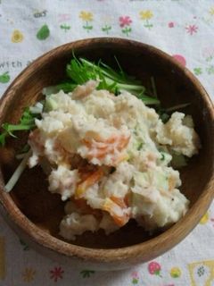 ツナ入りポテトサラダ♡-レシピのメイン写真