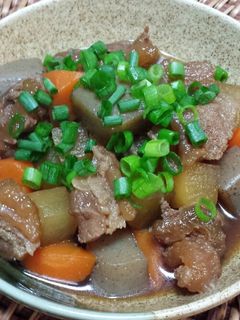 牛スジの煮込み~大根・人参・蒟蒻~-レシピのメイン写真