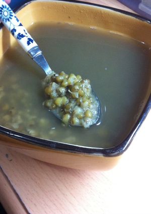 香港の「糖水」ー「緑豆沙」-レシピのメイン写真