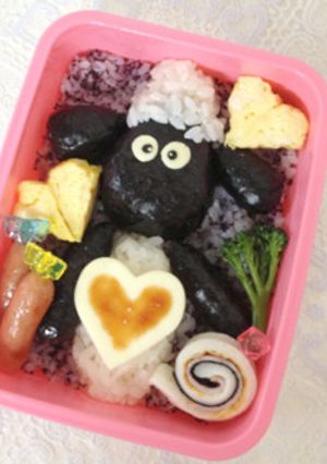 ひつじのショーン キャラ弁-レシピのメイン写真