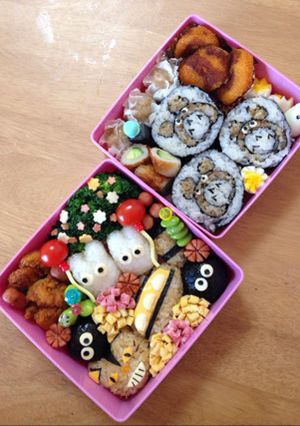 トトロ弁当 お重 2段-レシピのメイン写真