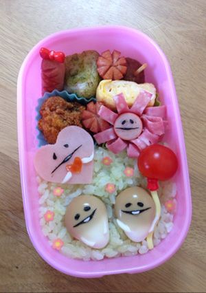 なめこ キャラ弁-レシピのメイン写真