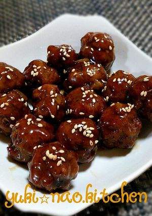 ☆柔らか～い！激ウマ簡単肉団子☆-レシピのメイン写真