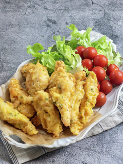 炭酸水で!ささみのフリット-レシピのメイン写真