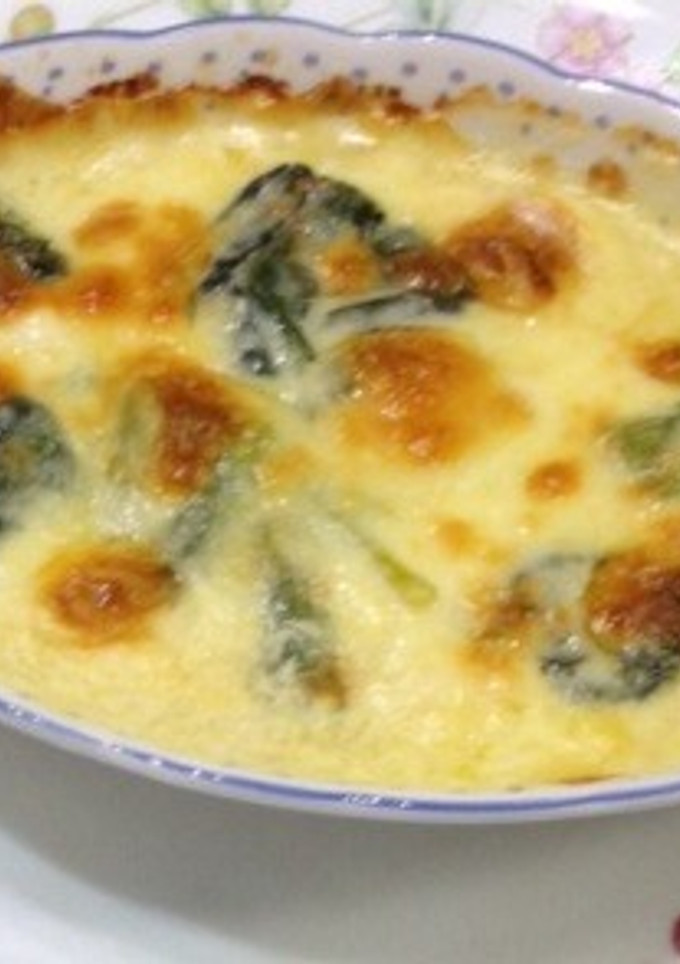 簡単♪豆腐とほうれん草のグラタン-レシピのメイン写真