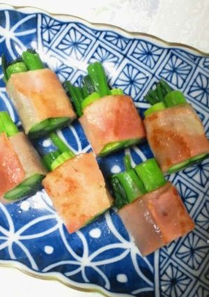 みどり野菜のベーコン巻き-レシピのメイン写真