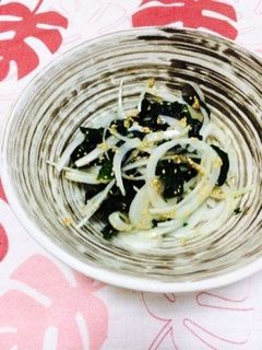 春♡新玉ねぎとワカメのナムル-レシピのメイン写真
