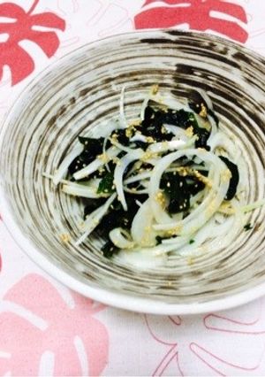春♡新玉ねぎとワカメのナムル-レシピのメイン写真