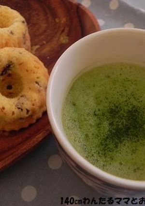 簡単抹茶カプチーノで楽しいカフェタイム♪-レシピのメイン写真