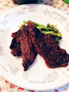 ラム肉と菜の花の炒めもの♡-レシピのメイン写真