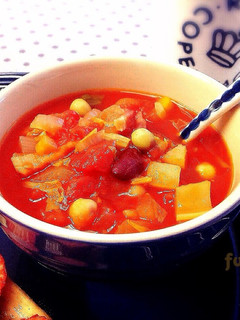 朝ごはんにOK☆生姜味のミネストローネ-レシピのメイン写真