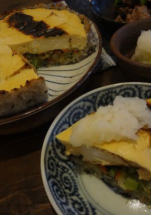 大根使いきりのヘルシーごはんキッシュ-レシピのメイン写真