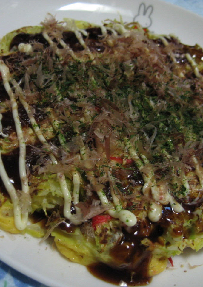 ウチのふわふわお好み焼き-レシピのメイン写真