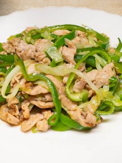 豚肉とピーマンとキャベツの炒めもの-レシピのメイン写真