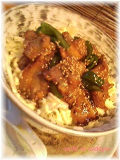 Don!マヨキャべ&甘辛豚バラ丼-レシピのメイン写真