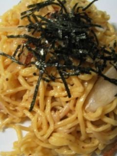 ネギとえのきの和風パスタ-レシピのメイン写真