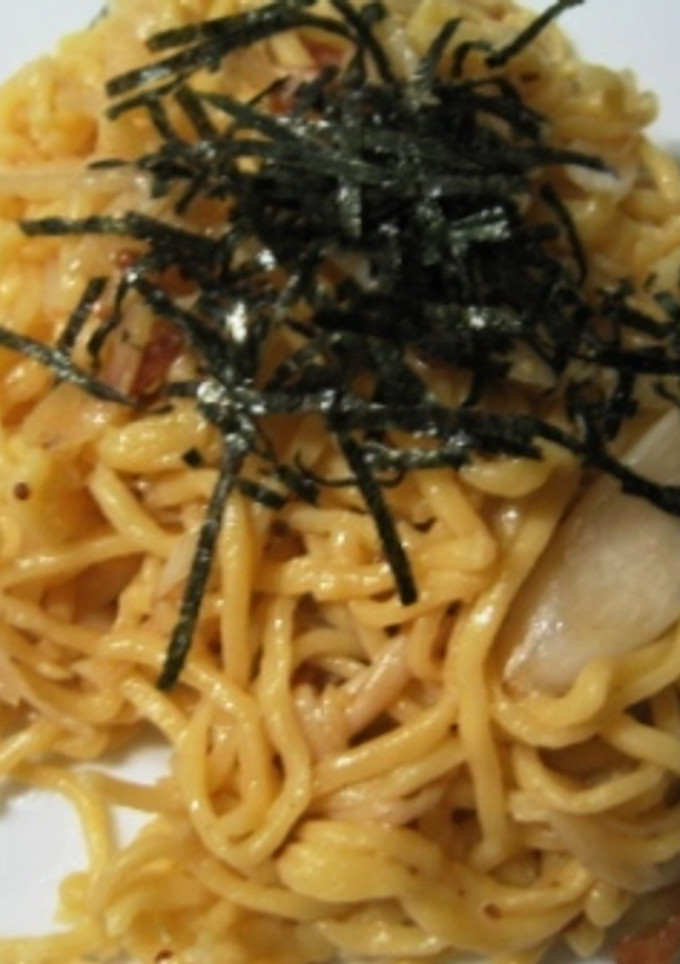 ネギとえのきの和風パスタ-レシピのメイン写真