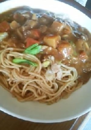 ケンミンショー・「会津のカレー焼きそば」-レシピのメイン写真