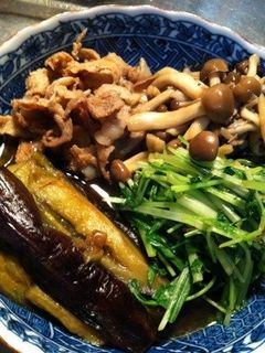 茄子と豚バラの煮浸し-レシピのメイン写真