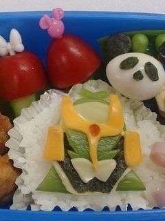 仮面ライダー斬月☆キャラ弁-レシピのメイン写真
