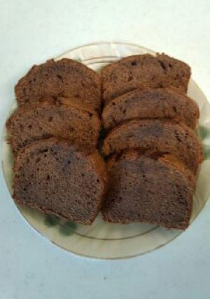 (^^ )ココアパウンドケーキ-レシピのメイン写真