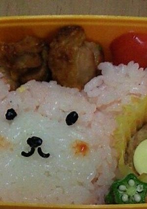 キャラ弁！？可愛い クマちゃん弁当☆簡単-レシピのメイン写真