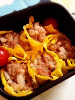 薄焼き卵でレンチンシュウマイ☆-レシピのメイン写真