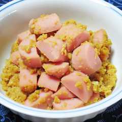 รูปของ ◆糖尿病◆魚肉ソーセージの卵味噌あえ