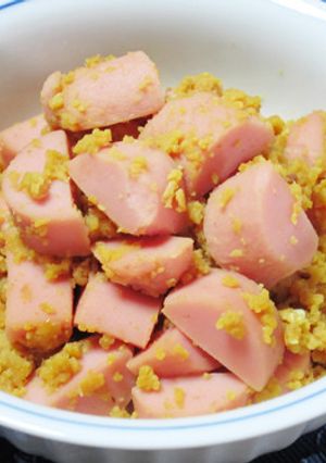 ◆糖尿病◆魚肉ソーセージの卵味噌あえ-レシピのメイン写真