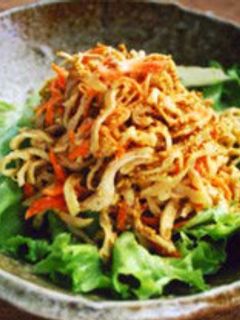 切り干し大根と蒸し鶏のごまサラダ-レシピのメイン写真