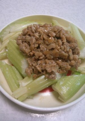 セロリ納豆-レシピのメイン写真