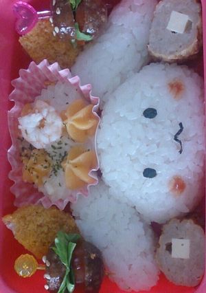 シナモンロール♡簡単キャラ弁-レシピのメイン写真