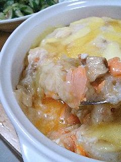 長芋と鮭の和風グラタン-レシピのメイン写真