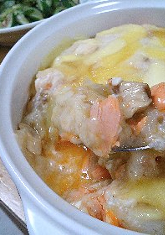 長芋と鮭の和風グラタン-レシピのメイン写真