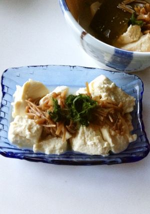 レンジで湯豆腐ナメタケ~-レシピのメイン写真