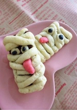 ハロウィン☆ミイラのチョコ包みクッキー-レシピのメイン写真