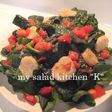 ほうれん草と帆立のアジアンホットサラダ