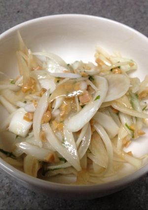 シャキシャキ!新玉ねぎの納豆和え-レシピのメイン写真