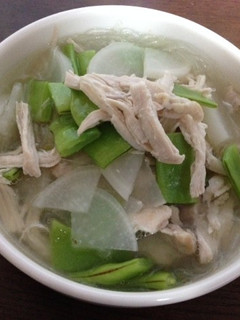 蒸し鶏のツルツル麺(春雨)-レシピのメイン写真