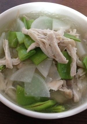 蒸し鶏のツルツル麺（春雨）-レシピのメイン写真