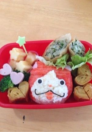 キャラ弁！妖怪ウォッチ☆じばにゃん☆-レシピのメイン写真